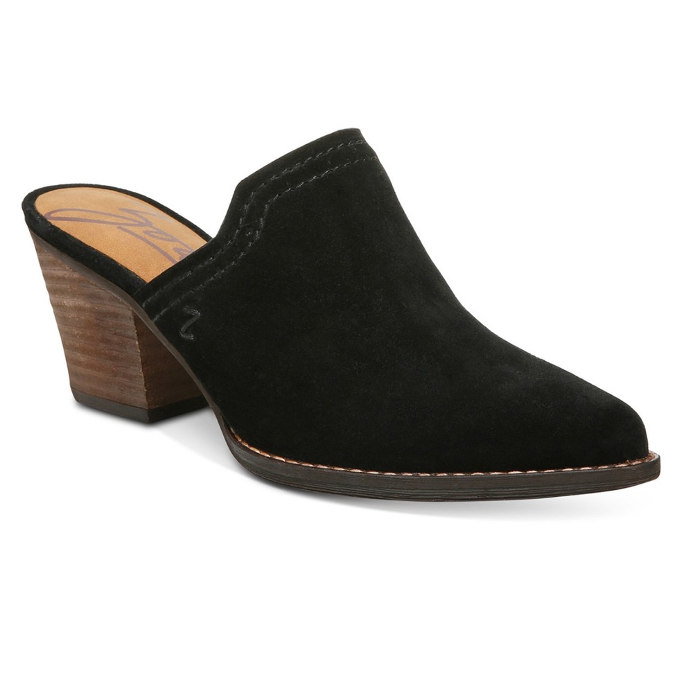 Zodiac Black Mule Heel